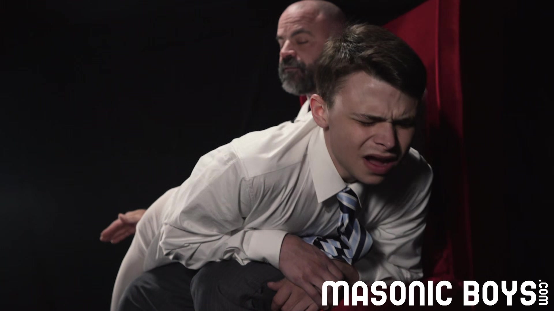 MasonicBoys Master daddy bear spanks and milks Austin Young