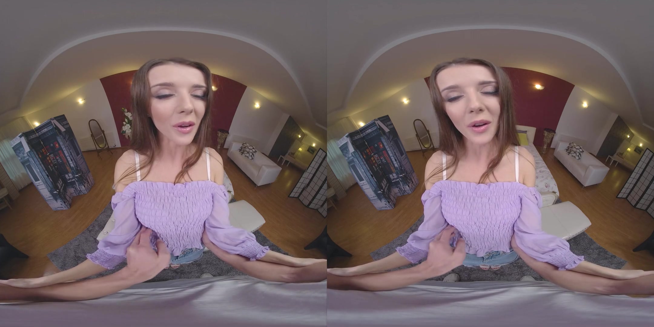 Romantic Evening with Sybil - Busty Virtual Girlfriend Experience Blowjob, Sex, and Facial
