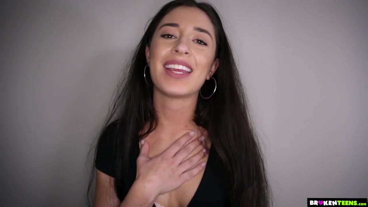 POV Horny teen 18+ needs some cock in her mouth