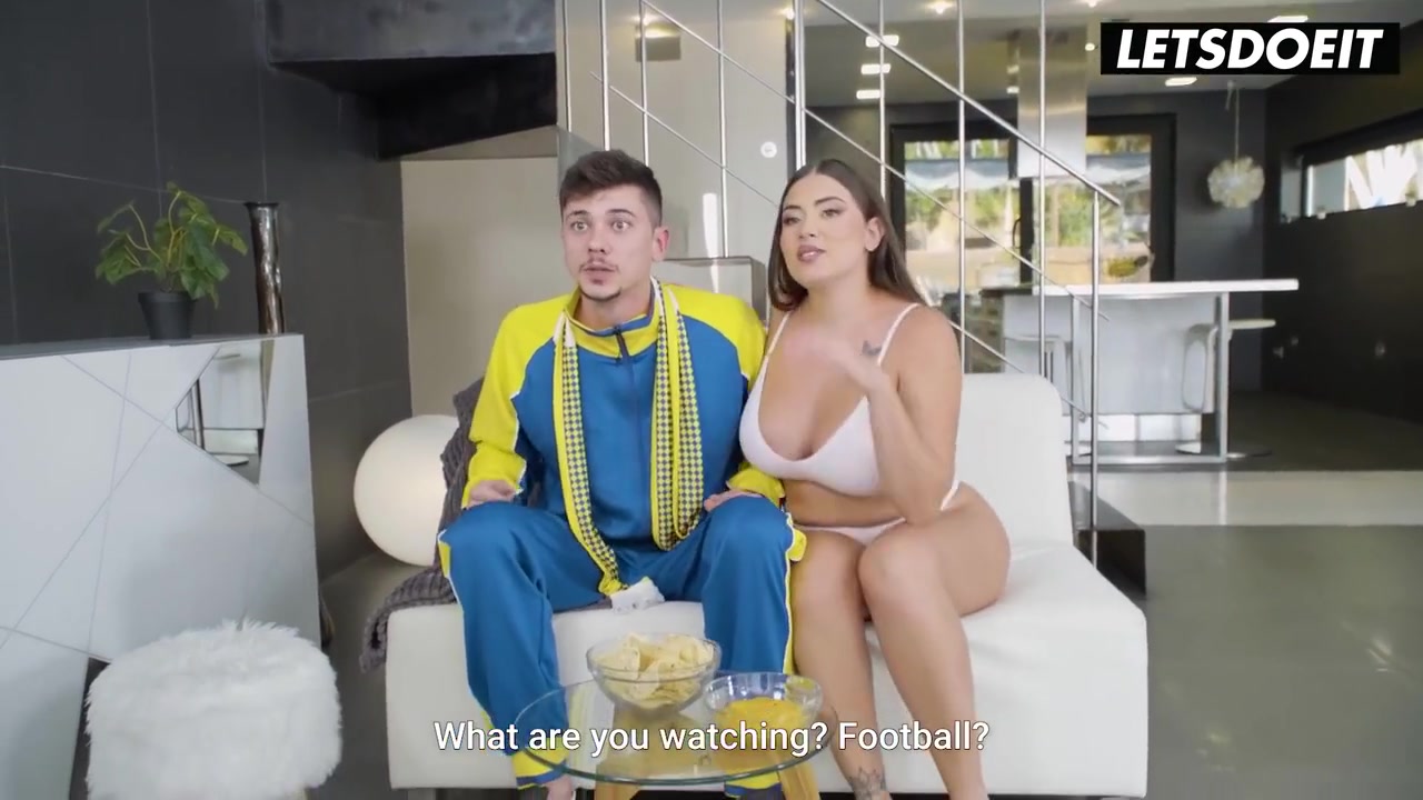 Sara Blonde, La Paisita And Tommy Cabrio In My Stepmom Loves Soccer And Cock