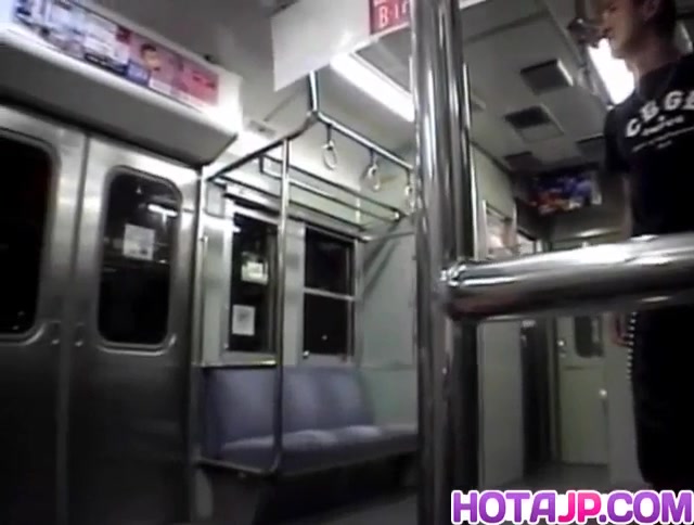 Aya Matsuki is roughly fucked by stranger in dark in subway trip