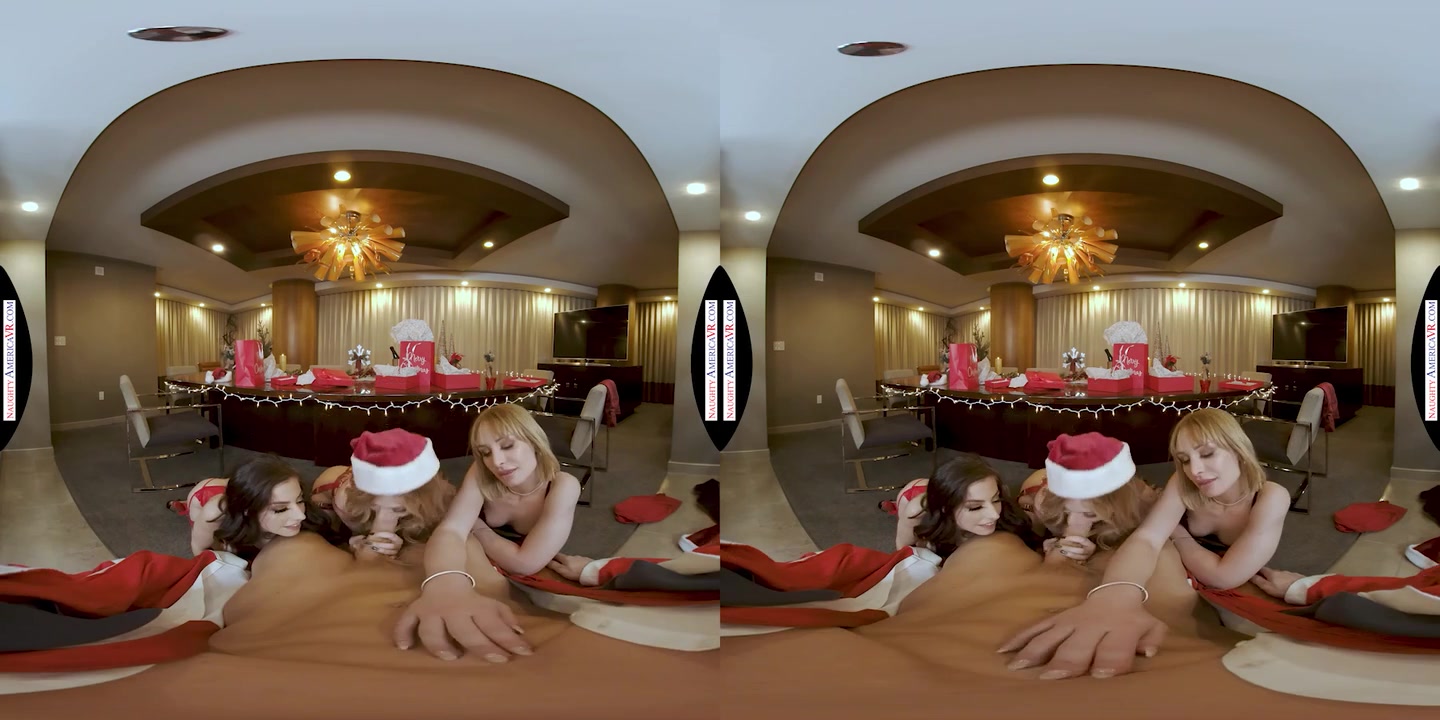 Aiden Ashley, Daisy Stone, & Spencer Bradley Are On The Naughty List For Sure