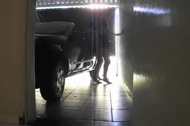 Tgirl Bareback Fucked In Garage