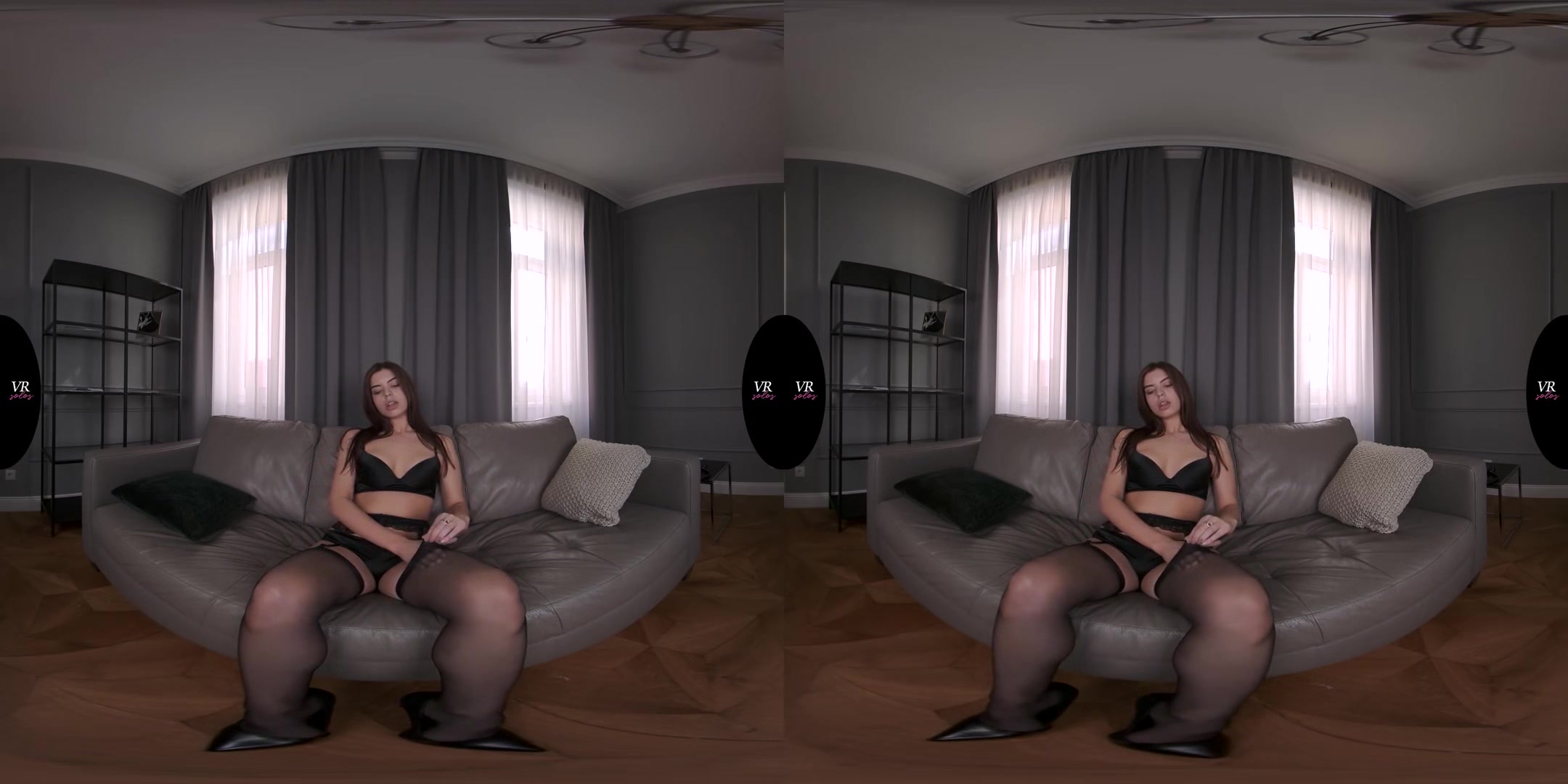 Emily's New Friend - Hot Babe Solo on the couch with Toys