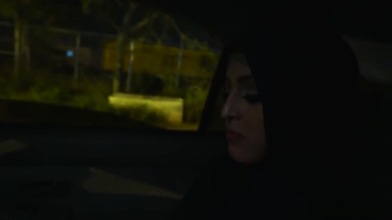 Arab hottie with cute titties wears hijab and sucks stiff cock