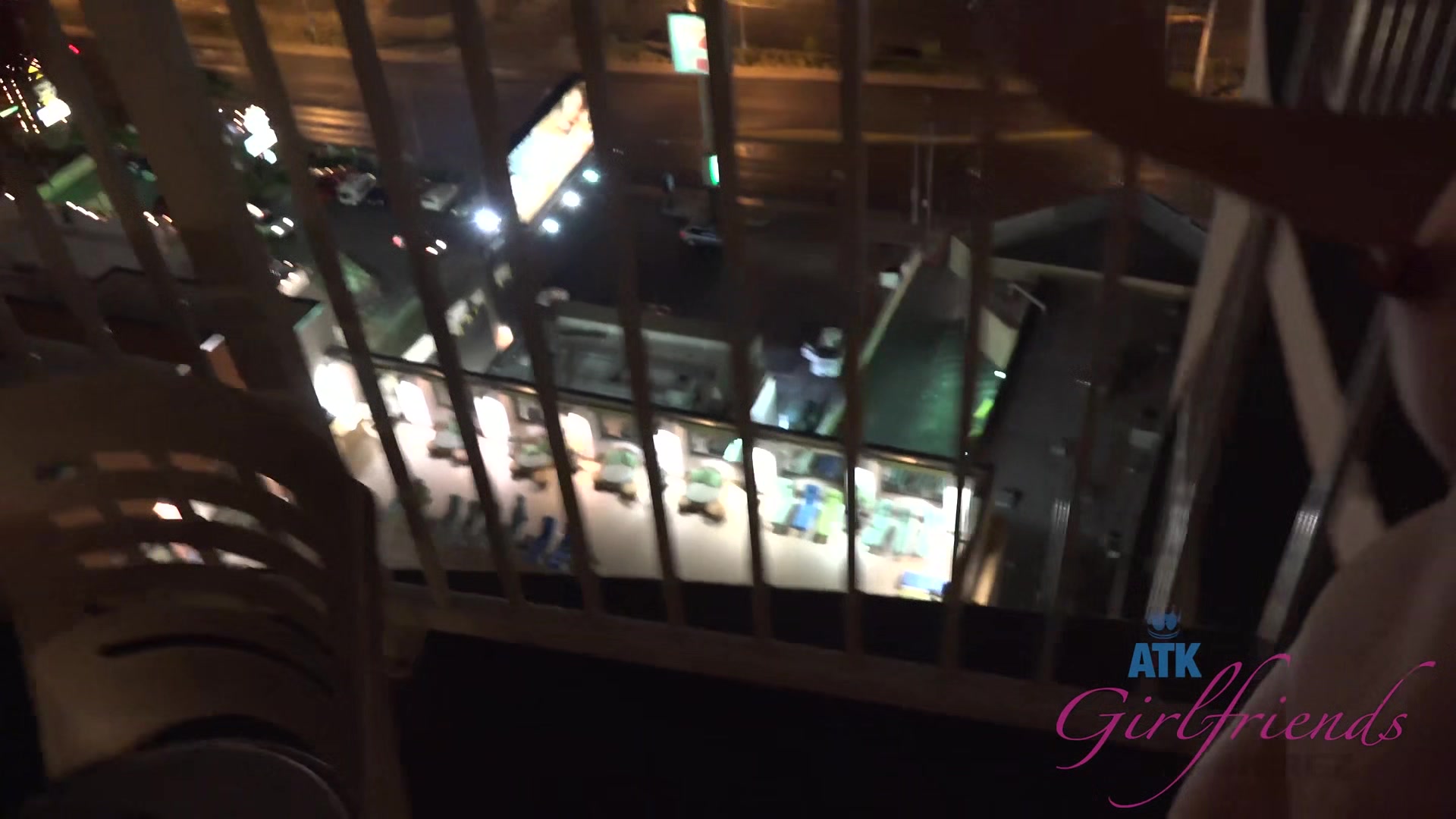 Nikki Gets A Little Adventurous And Lets You Fuck Her On The Balcony At Night