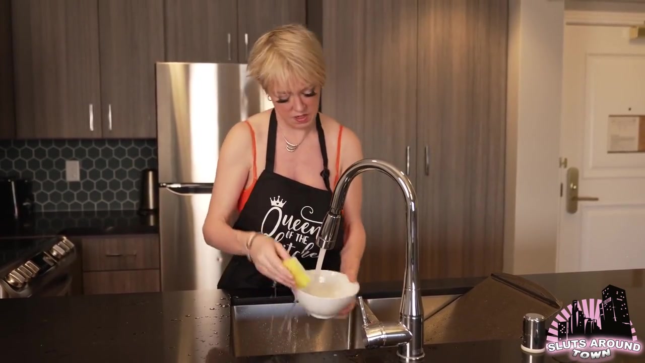 Stepmom Uses Her Big Titties To Get Stepson To Do Chores