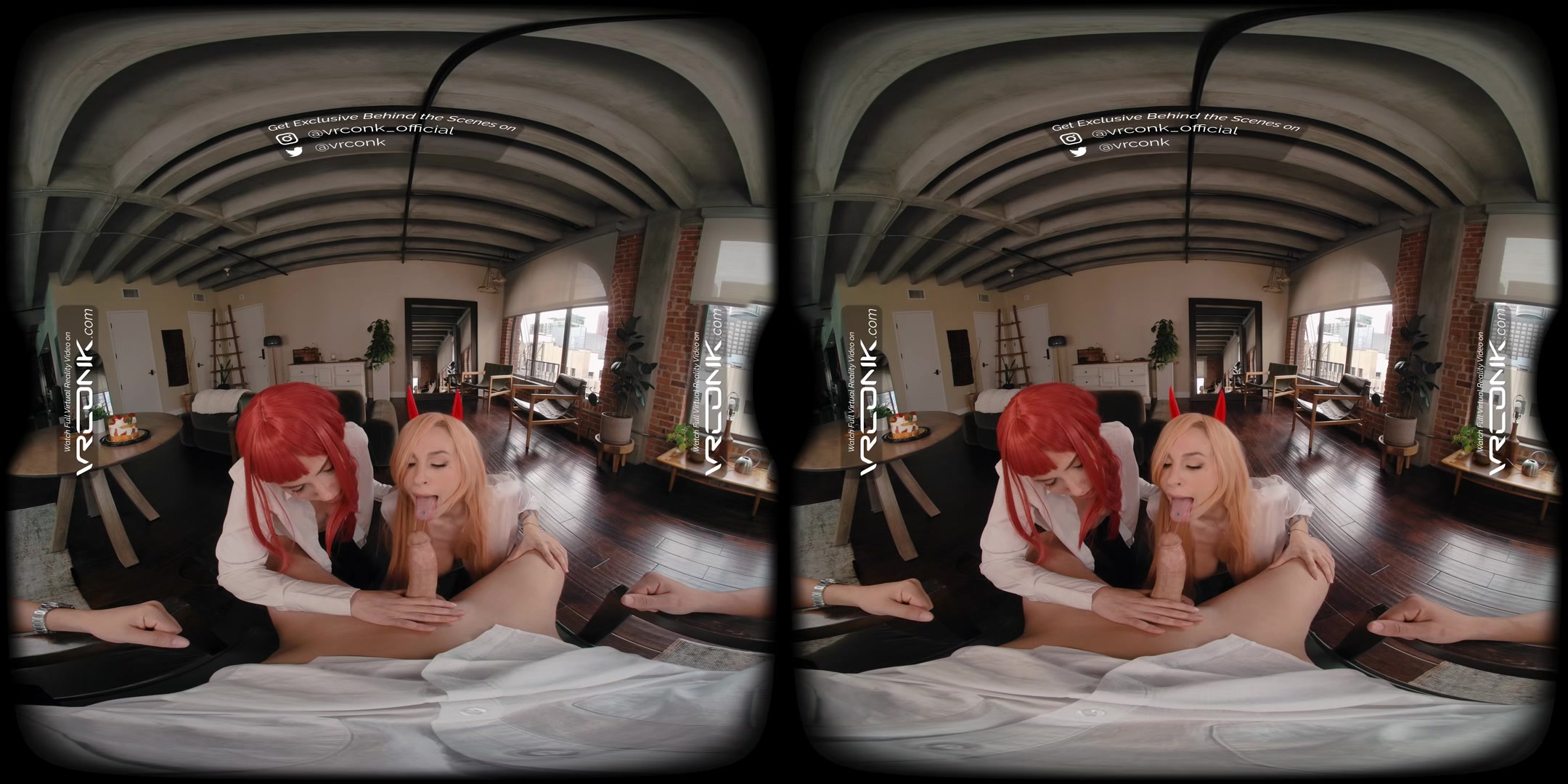 VR Conk Chainsaw Man Makima and Power A VR Porn Anime Parody Starring Casey Calvert & Angel Youngs
