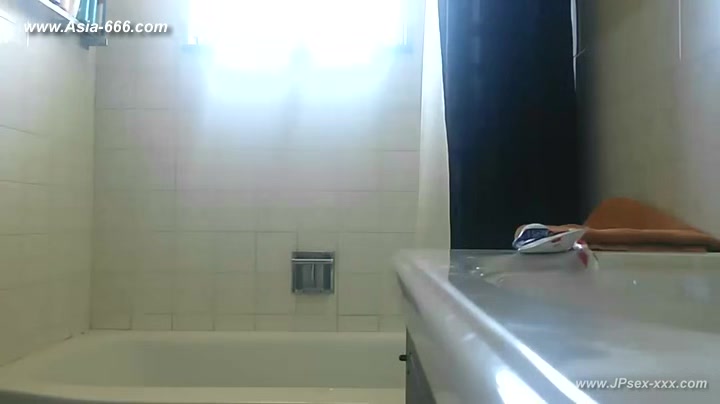 peeping blonde amateur change undies in bathroom.9