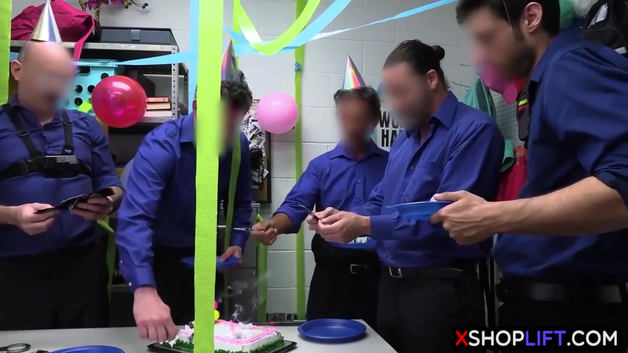 Is Perfect Horny Gift For Group Of Dirty Big Cock Officers - Minxx Marley