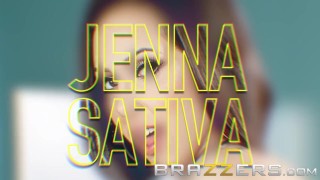 Brazzers - Jenna Sativa and Riley Nixon have sex in the school cafitiria