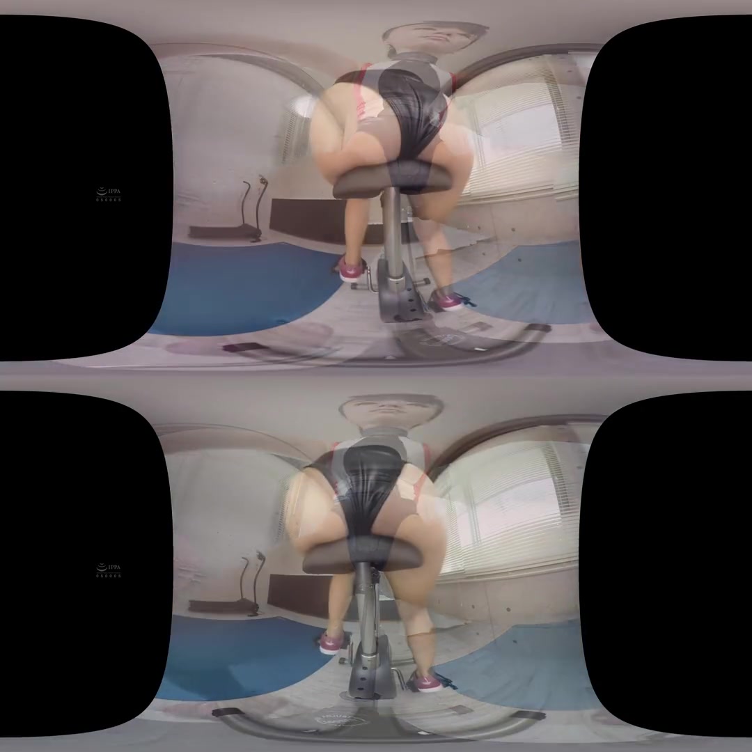 Tight Fitting Leotard Cardio On Stationary Bike - JAV Latex and Leotard Fetish Exercise