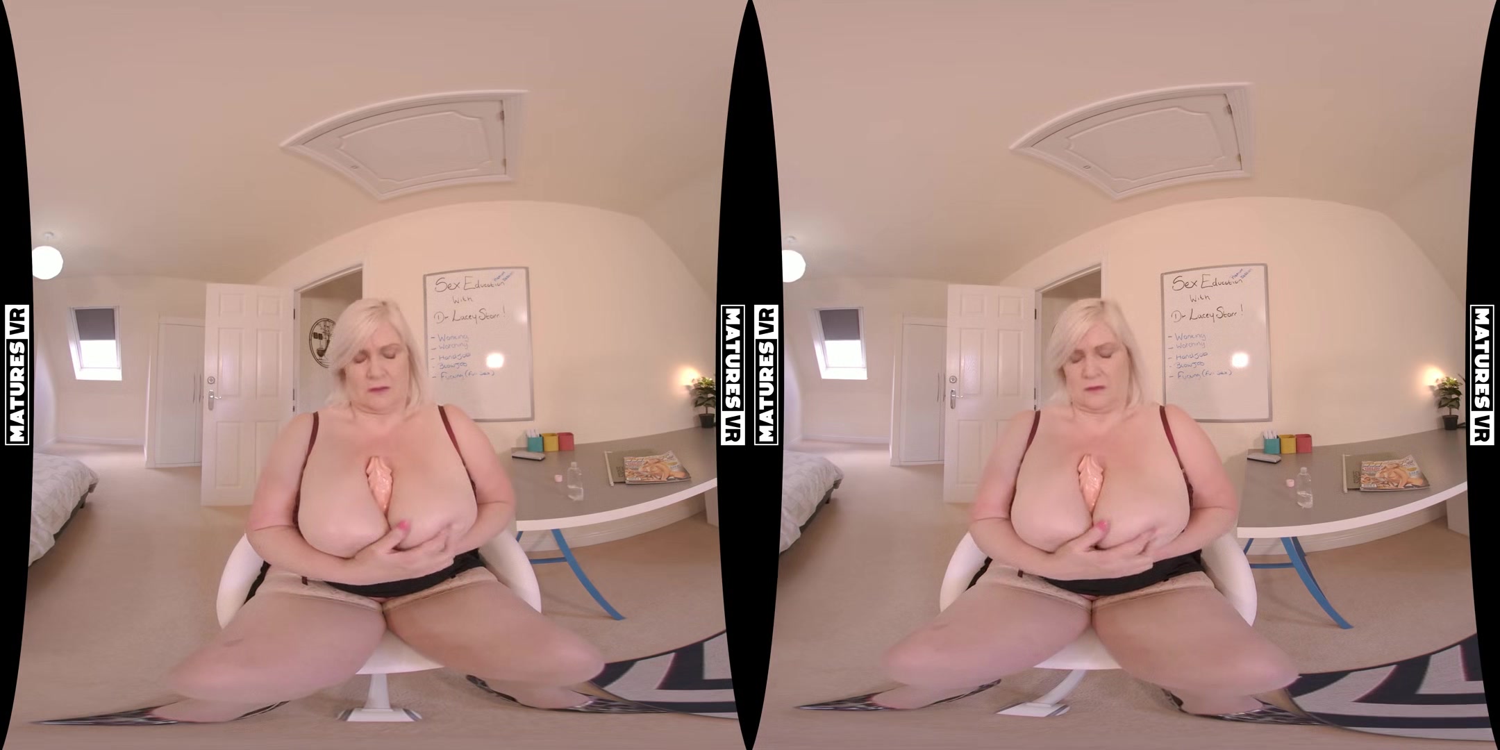 Lacey Starr Sex Education - Big Tits Blonde BBW Mature GILF