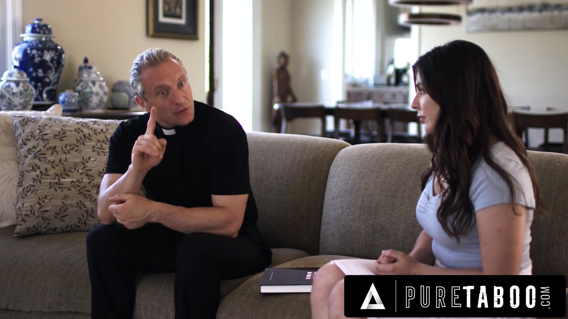 PURE TABOO Religious teen 18+ Keira Croft Tries Anal Sex For The First Time With Her Priest