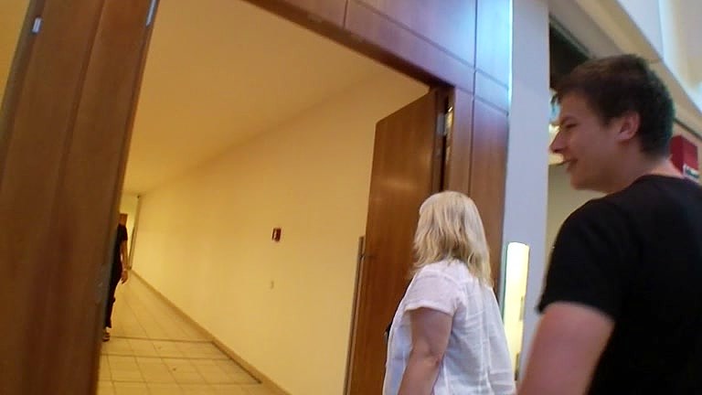 Married blonde cheats on her hubby