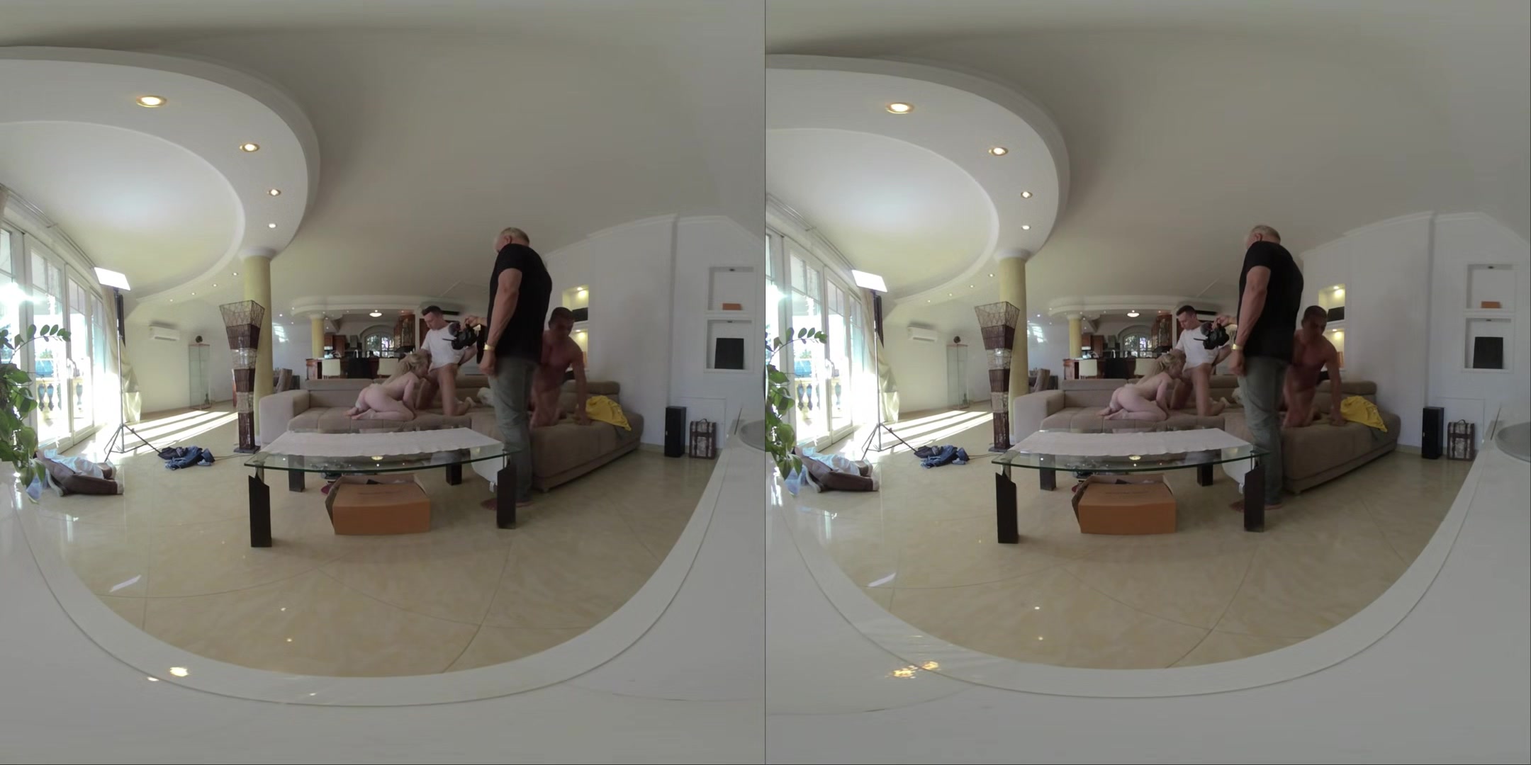 Vr Video Part Two - Tiny Spinner Trades Sports Gang For A Hardcore Gangbang