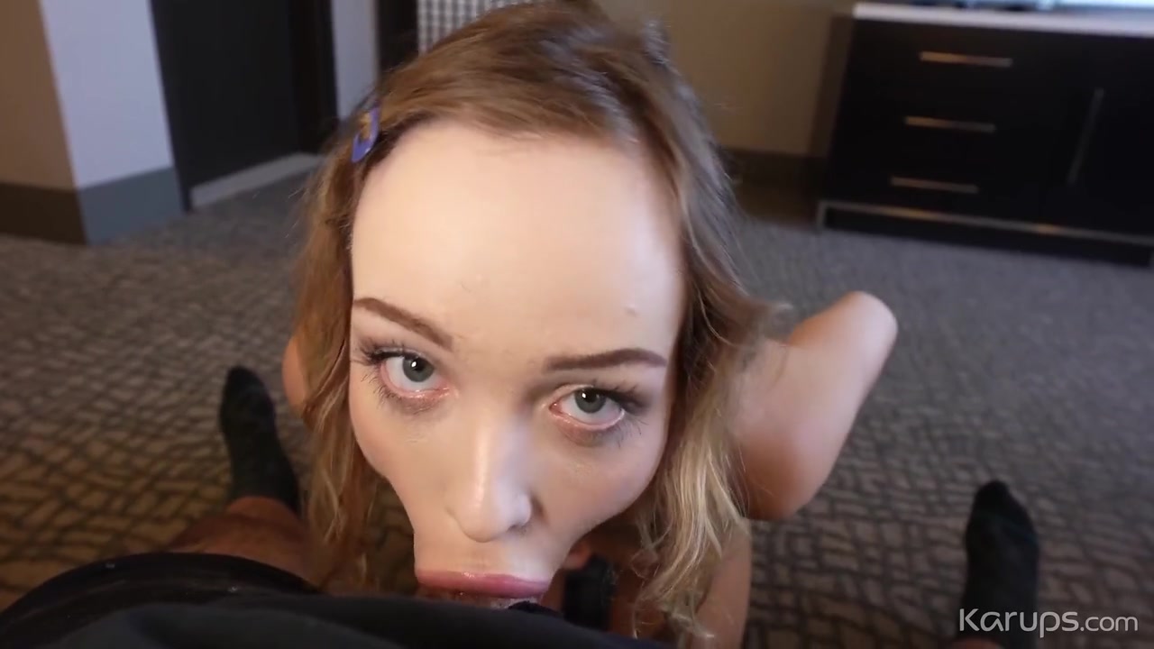 teen 18+ Takes A Break From Work To Fuck A Huge Cock Pov - Horny Blonde