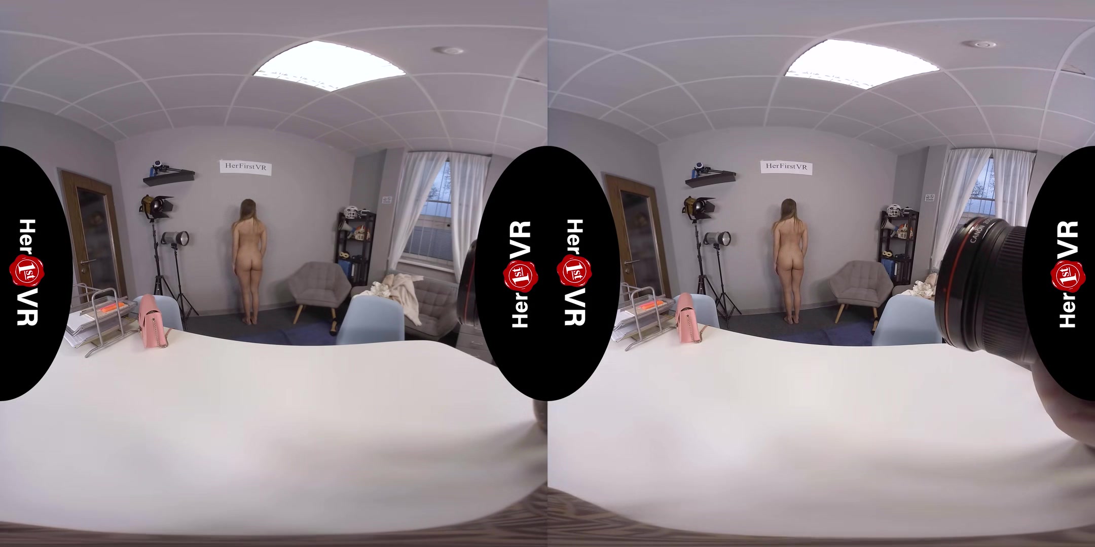 Eveline Dellai - VR Casting; Cute Slim and Petite Babe