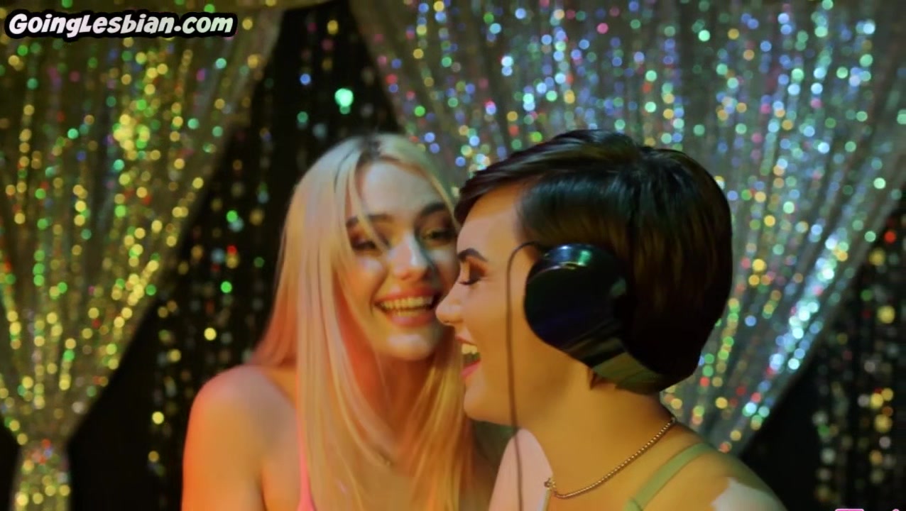 Lesbian slutty DJ seduces nympho 19yo dyke in 69 position