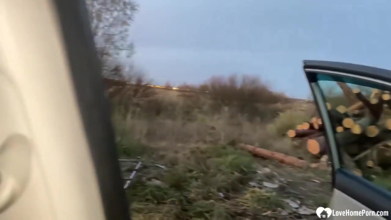 Horny Slut Getting Dicked Outside