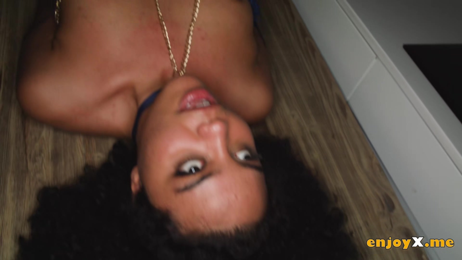 Selva, a brunette insatiable slut, desired breakfast but got a xxx fuck-fest session in the kitchen instead, with enjoy