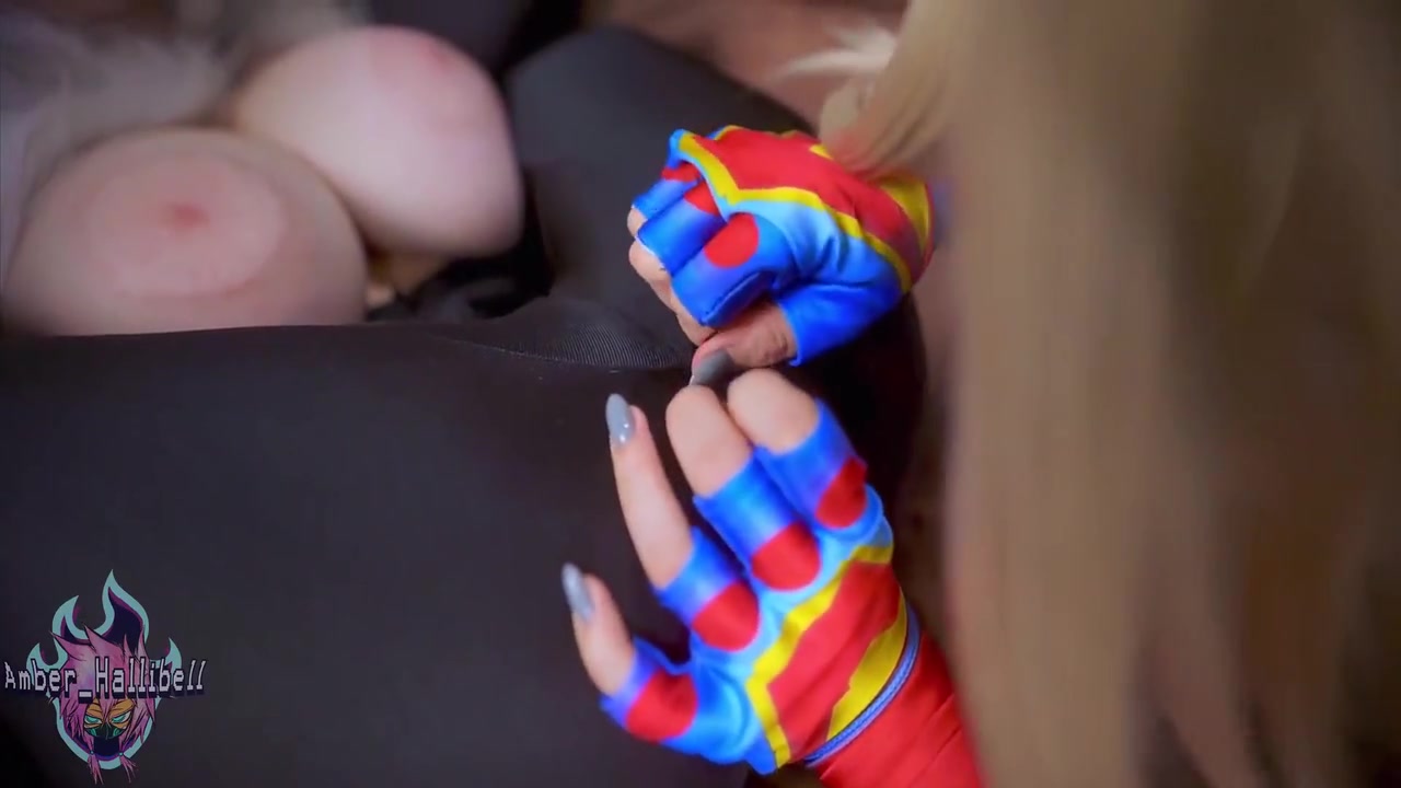 Amber Hallibell And Sia Siberia - Spidey Shoots All His Web On Huge Tits 6 Min