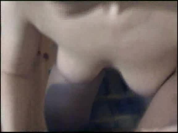 Red-haired emo girl suck this dick till it cums on her breasts