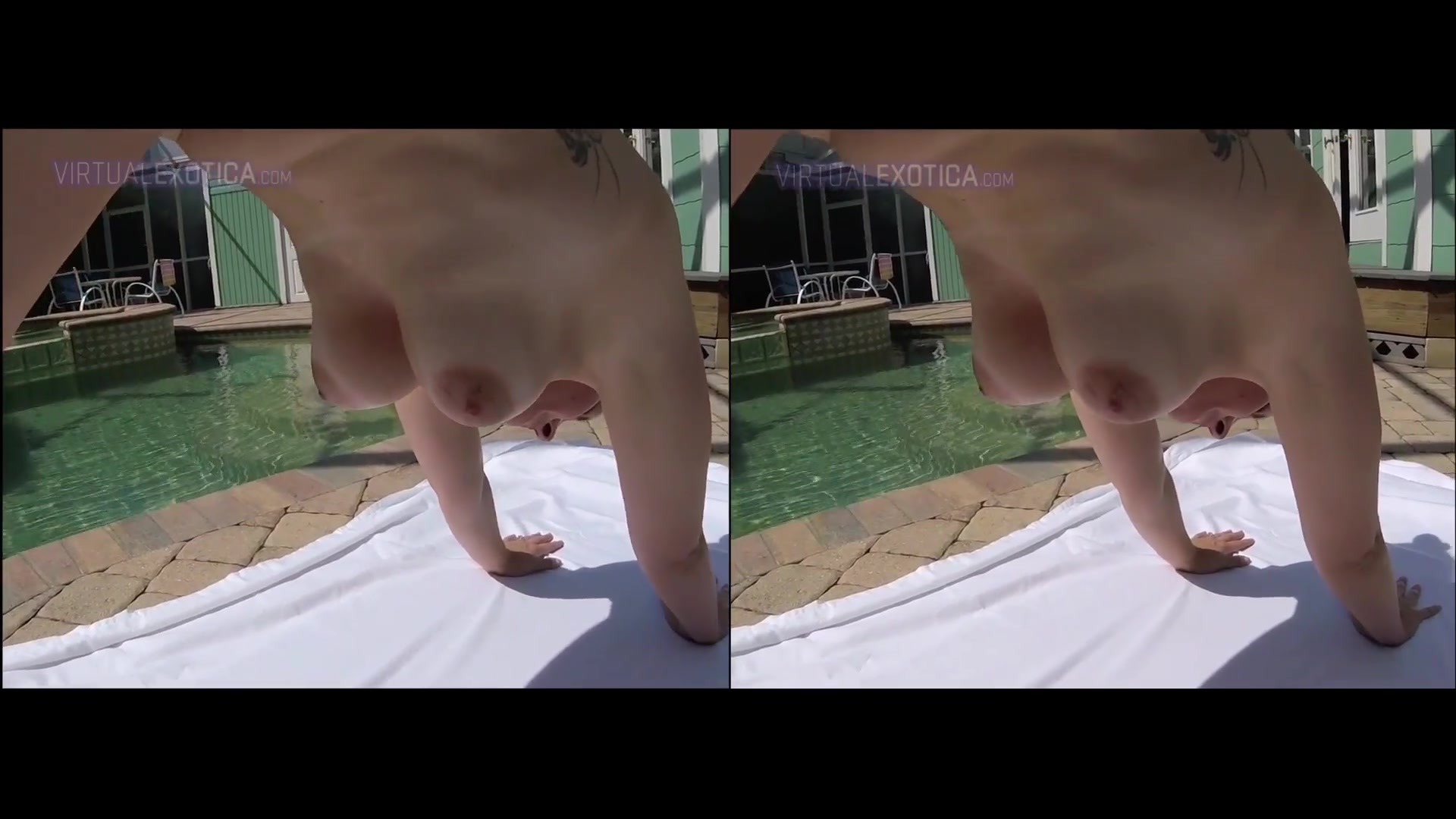 Melanie Hicks in Melanie Hicks Ass Worship in the Sun - VirtualExotica