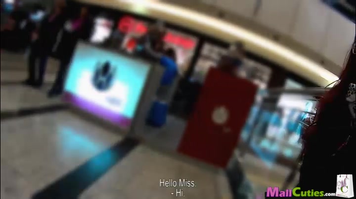 MallCuties - Amateur sexy girl fucking with big dick on public