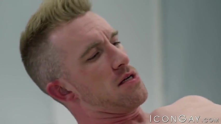 Jock Facialized By Tattooed In Office With Aaron Bruiser, Aaron Blonco And Nick Fitt