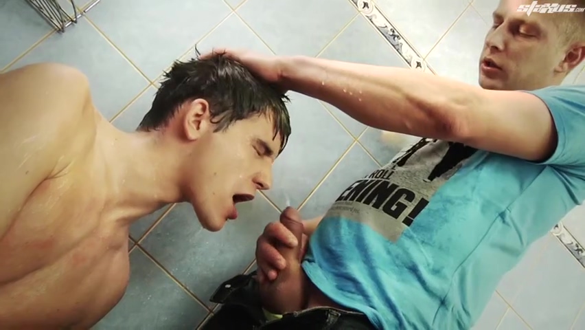 Bathroom Twink Bareback Lovers Tube