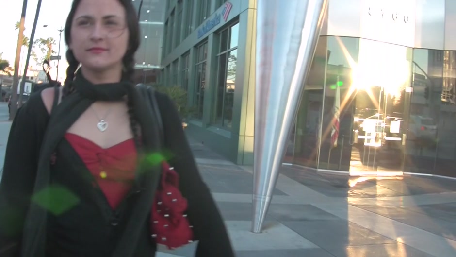 Sexy brunette gf merciless doggy fuck before the camera