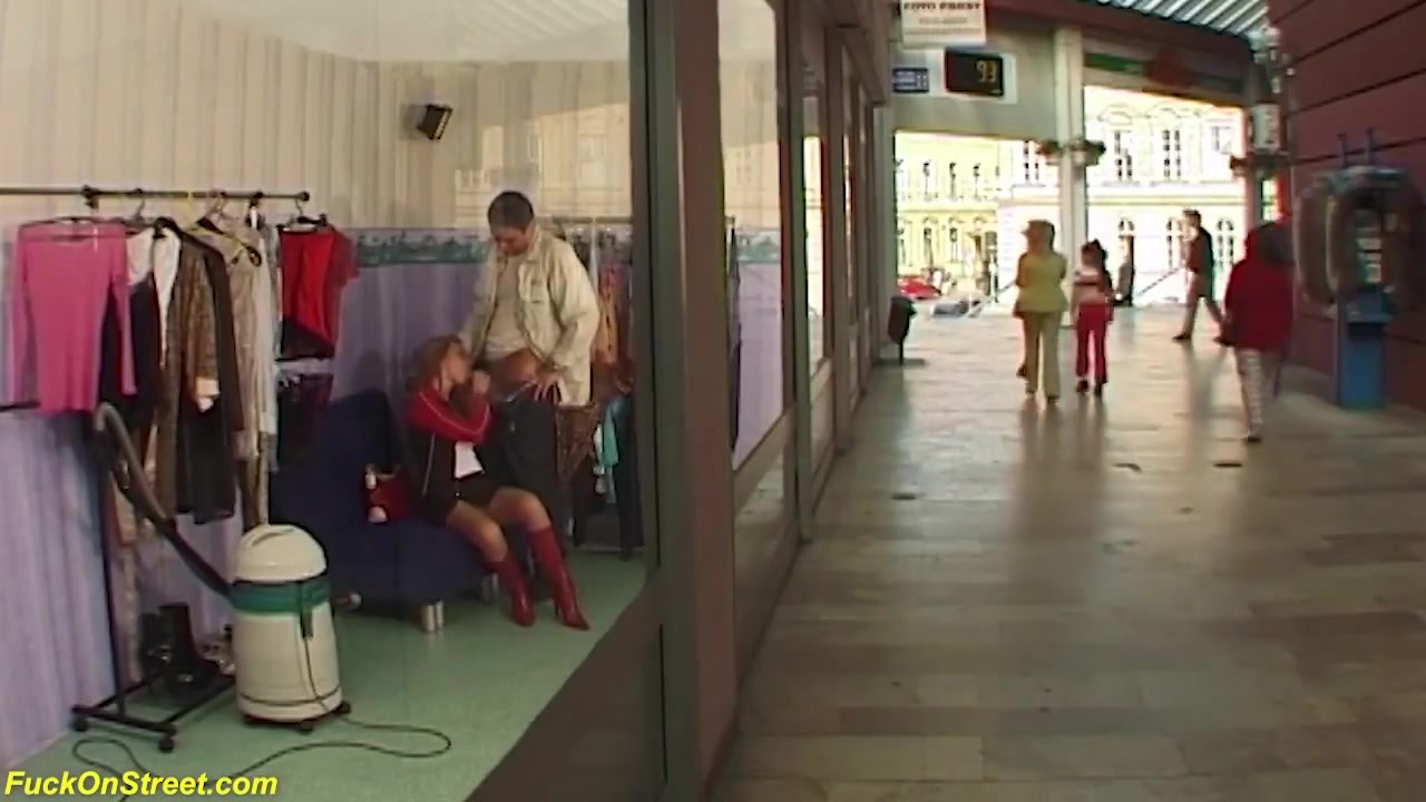 Stepsister Anal At Public Shopping Mall