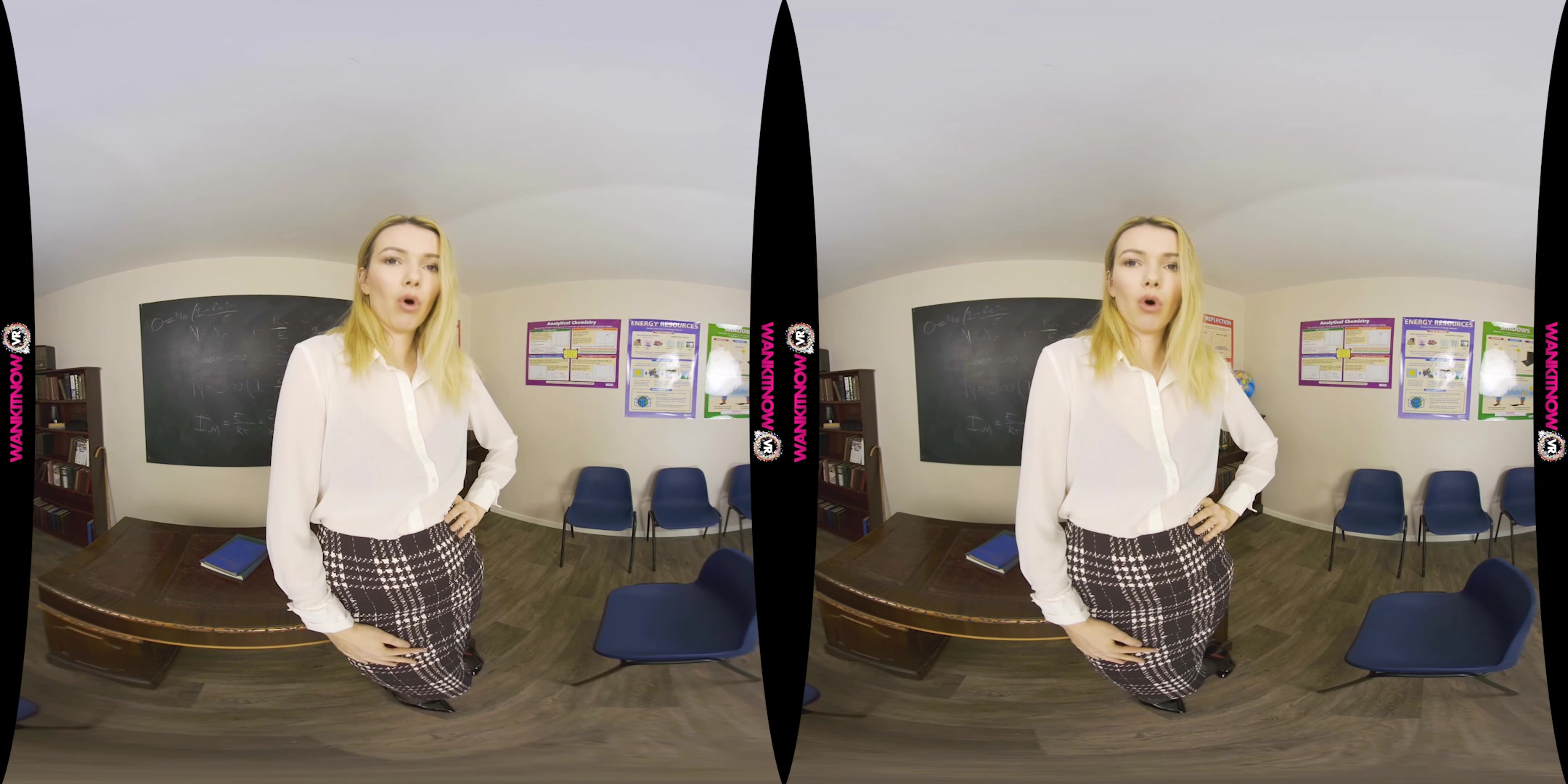 Teacher Punishment featuring Hannah Z - WankitNowVR