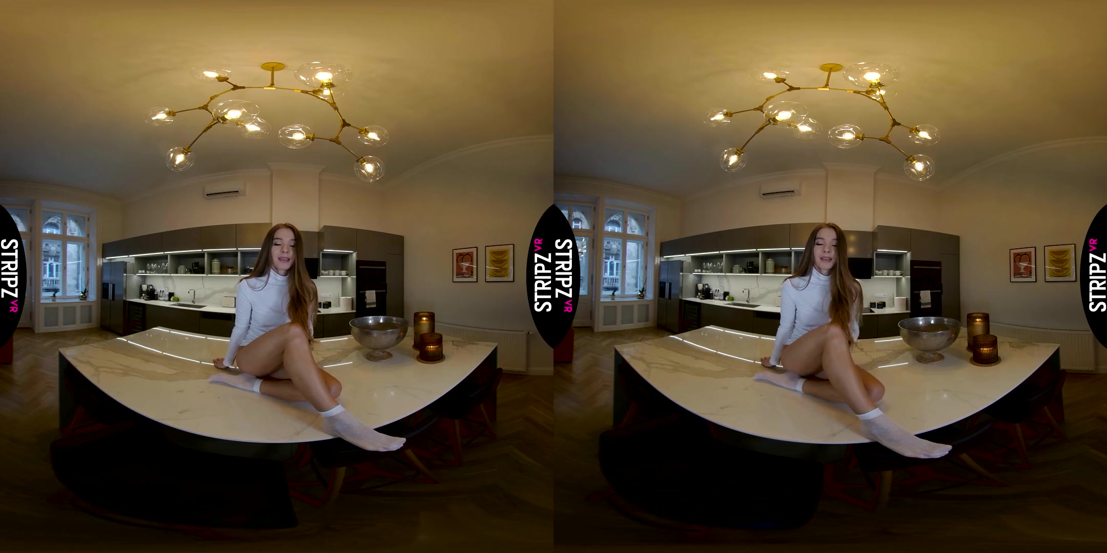 Kitchen Heat - Hot teen 18+ Solo Striptease - SexLikeReal