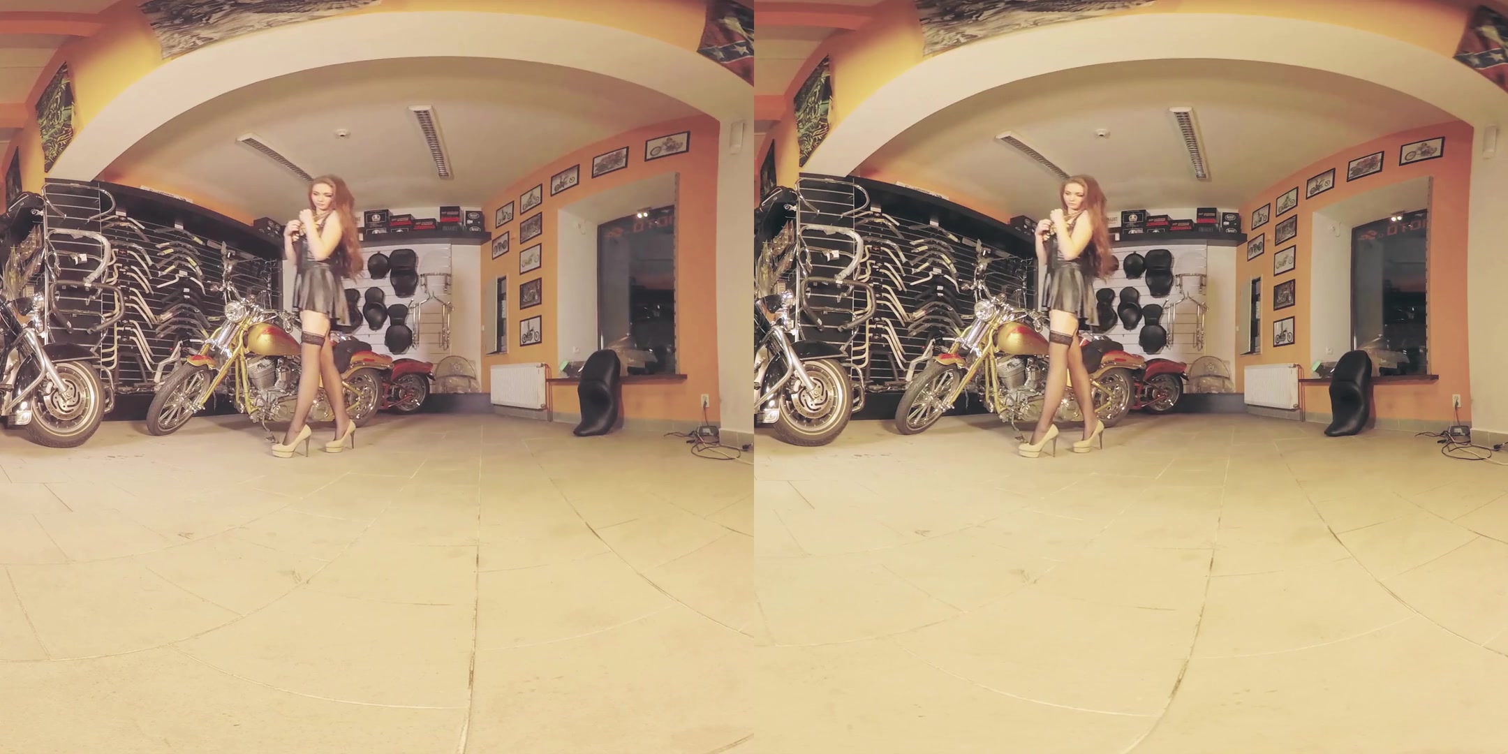 Lola 2 in Lola Has Some Naked Fun in the Garage - BravoModelsMedia