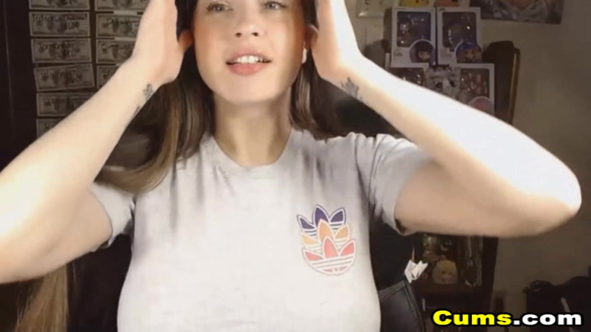 Beautiful With Big Tits Masturbates
