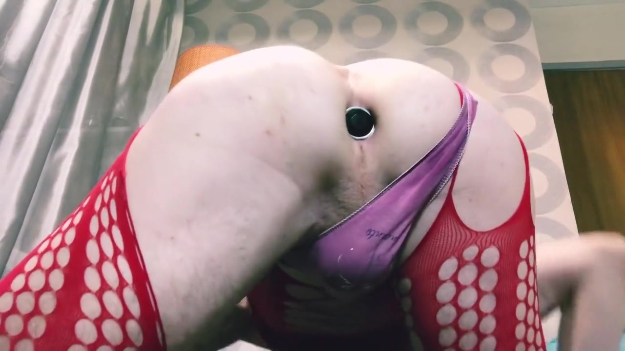 Lingerie Femboy Anal Playing In Her Room