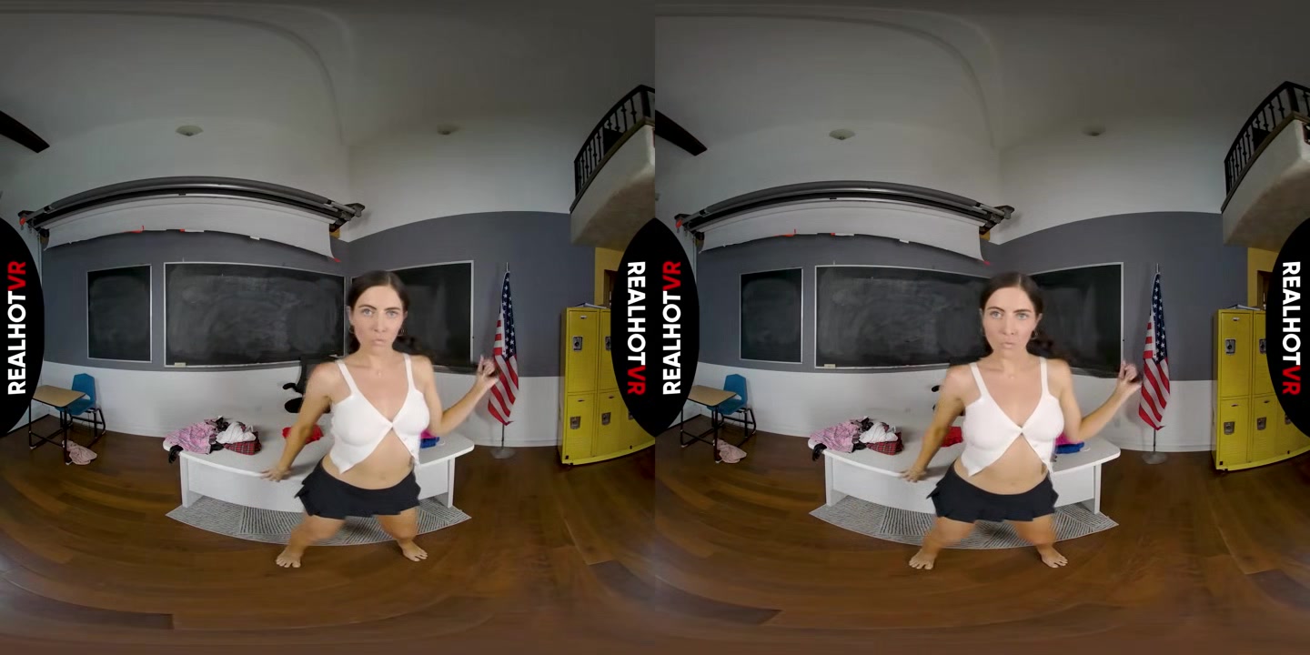 Masturbate To My Perfect Schoolgirl Tits As I Try On Short Skirts & Cheerleader Outfits - RealHotVR