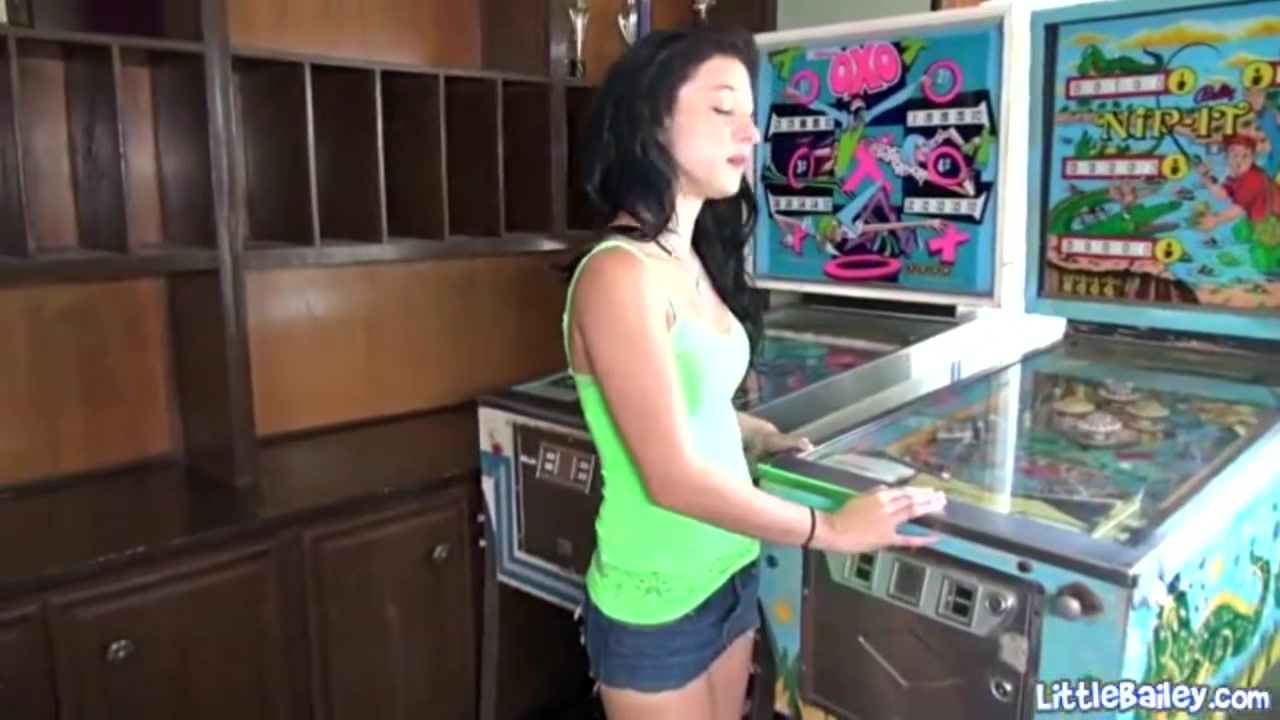 Solo petite teen 18+ toying her tight wet pussy