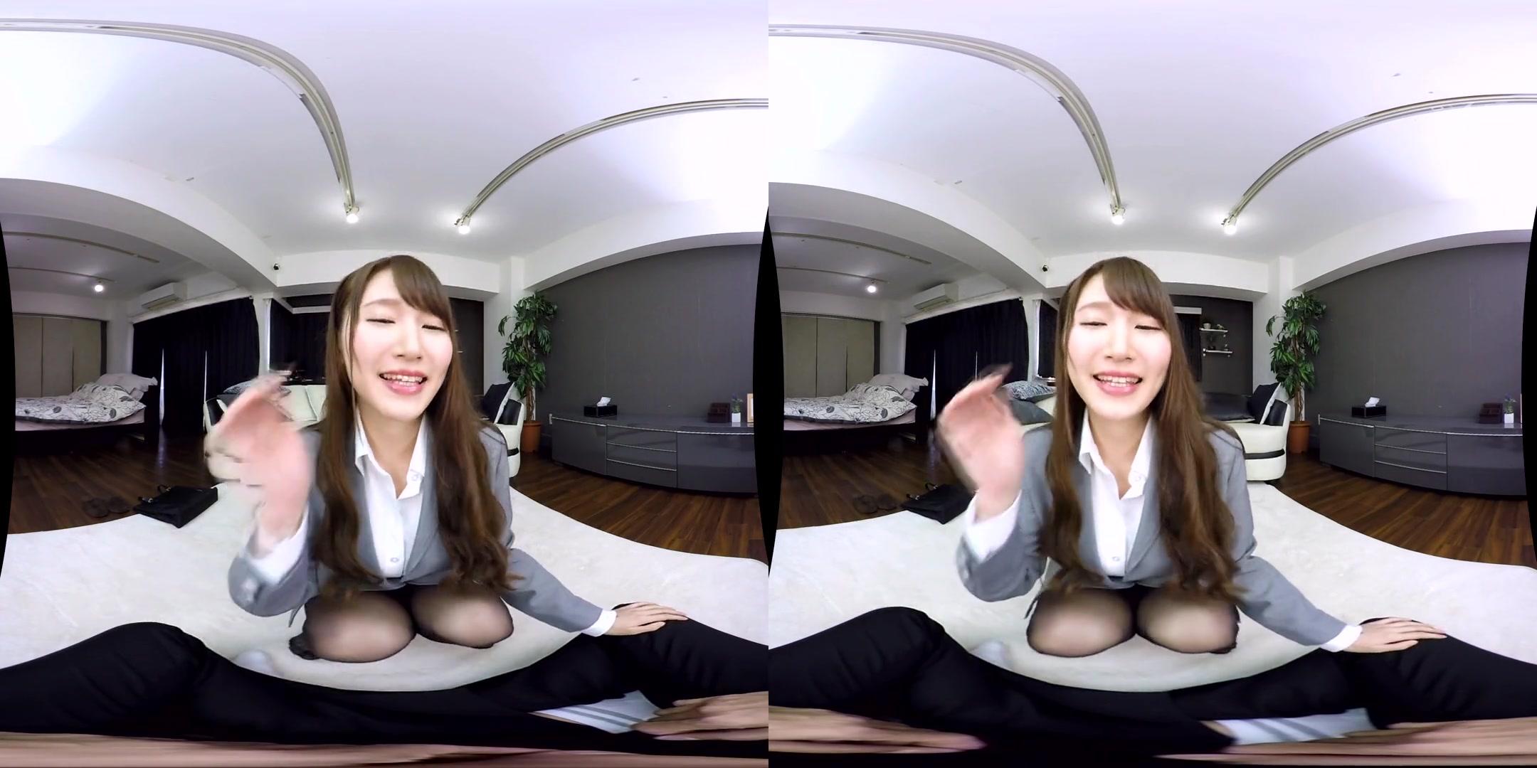 Masturbation Practice with my Teacher in Black Pantyhose 1 - Stockings Footjob Nylon Sex