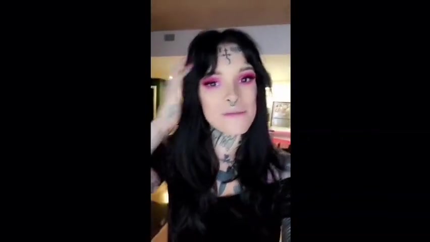 Tattooed Transgirl Fucked By Two Men