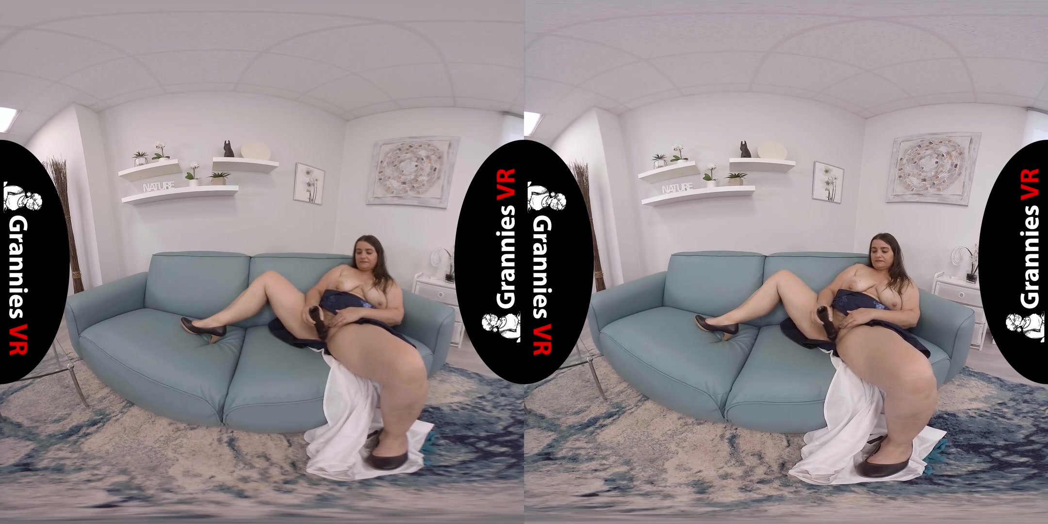 Suzane - Busty Mature Woman Enjoys a Toy; Big Tits BBW MILF