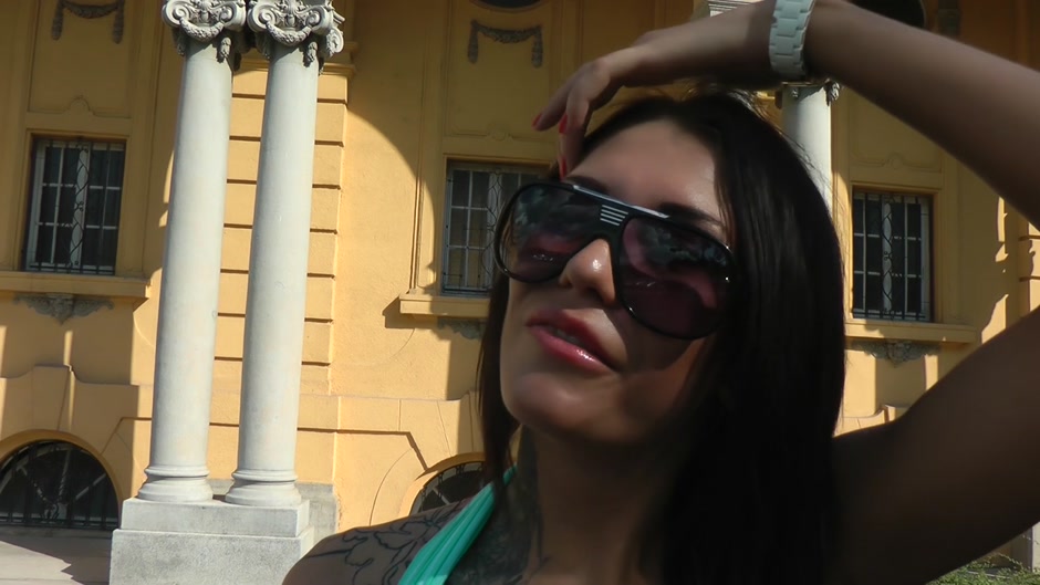 Erica Bellucci gives bj and fucks in the outdoors
