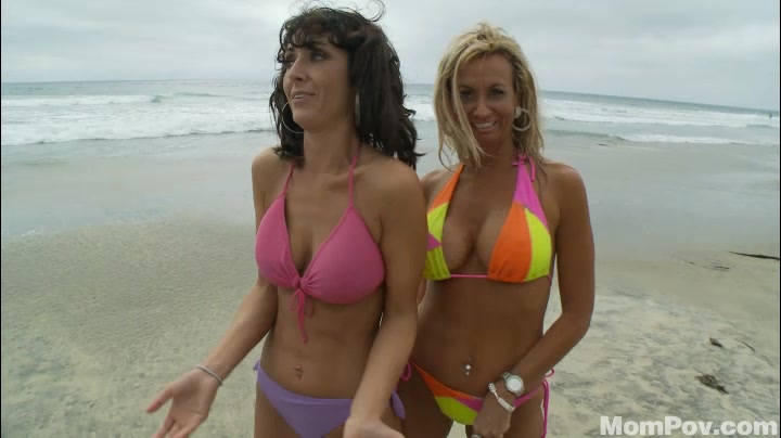Hot lesbian milfs show their big tits in hd porn video