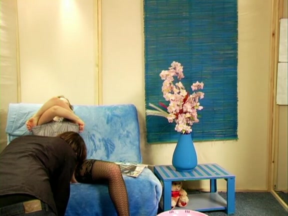 Cute Russian teen 18+ enjoys a pussy eating session