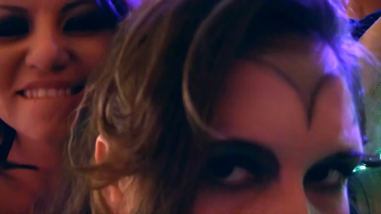 Fuckfest at a student 18+ party, masquerade