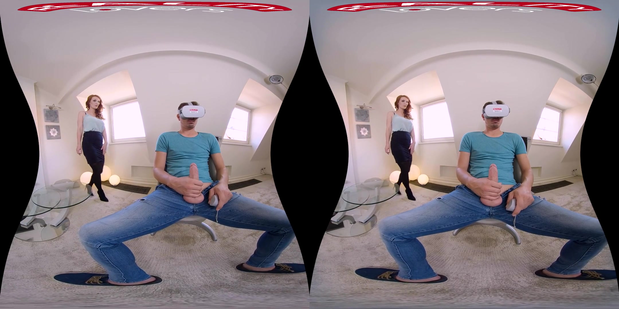 Stepmom's VR Surprise; Big Tits Redhead MILF 3D Porn