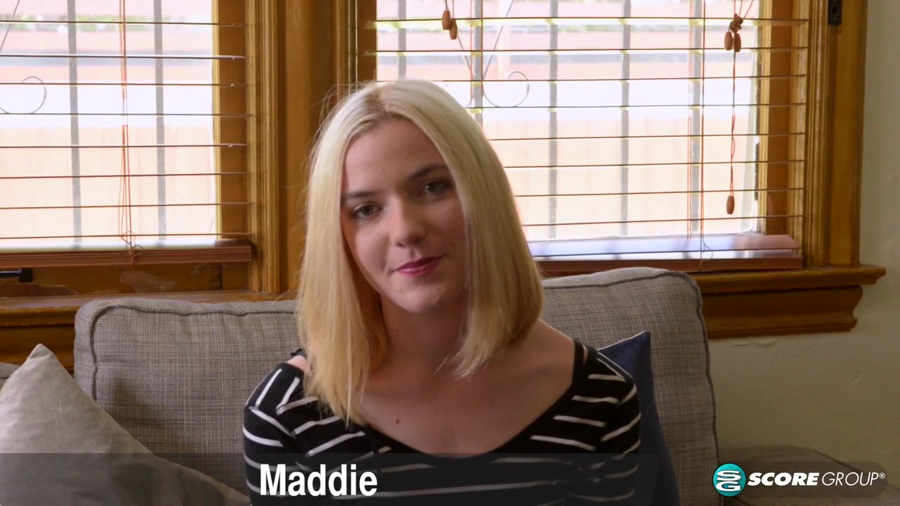 Maddie, 20, is a clean-shaven blonde party girl. - Maddie Winters - NaughtyMag