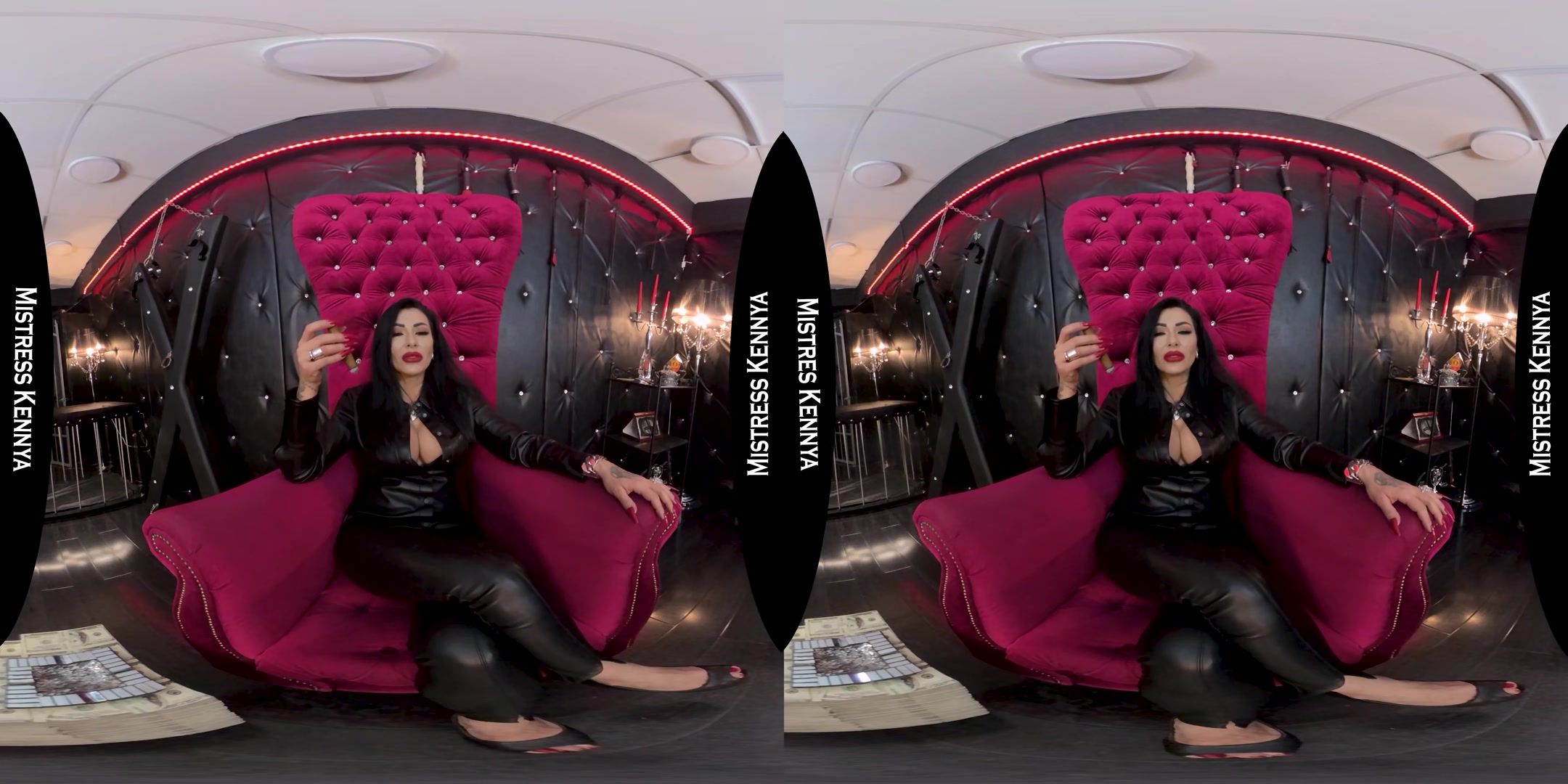 Mistress Kennya - SPH Verbal Humiliation Power Exchange Cigar Smoking Cuckolding - VRVids
